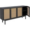 Piran Media Stand, Black - Accent Tables - 4