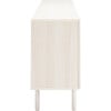 Piran Media Stand, Distressed White - Accent Tables - 3