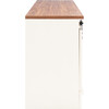 Braelynn Media Stand, Cream/Wood - Accent Tables - 3