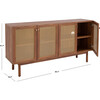 Piran Media Stand, Walnut - Accent Tables - 7