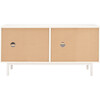 Piran Media Stand, Distressed White - Accent Tables - 5 - thumbnail