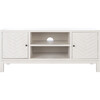 Ajana Media Stand, White - Accent Tables - 1 - thumbnail