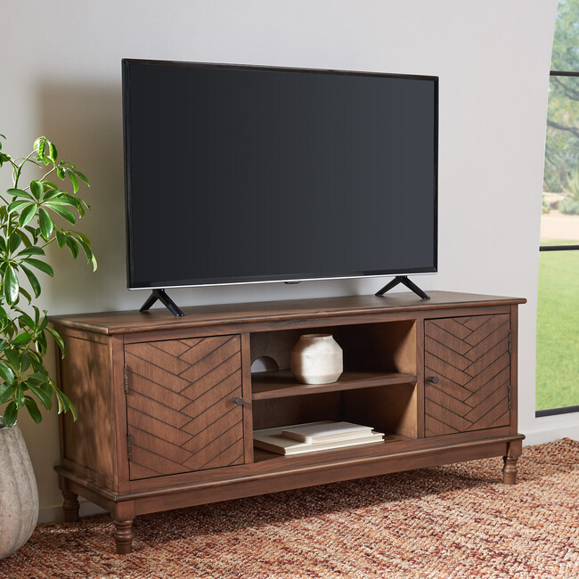 Magnolia TV Stand, Brown - Accent Tables - 2