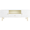 Genevieve Media Stand, Cream - Accent Tables - 1 - thumbnail