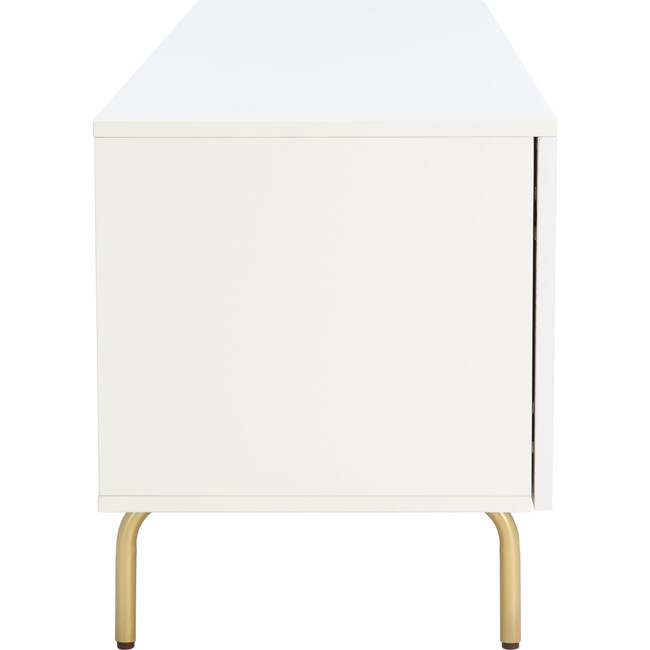 Genevieve Media Stand, Cream - Accent Tables - 3