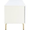 Genevieve Media Stand, Cream - Accent Tables - 3