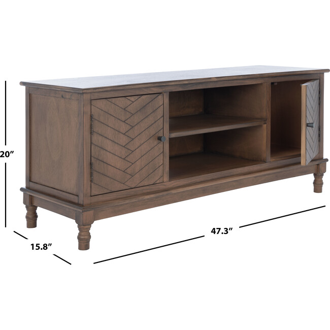 Magnolia TV Stand, Brown - Accent Tables - 7