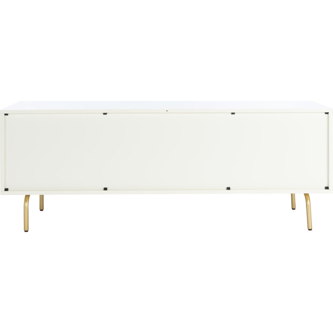 Genevieve Media Stand, Cream - Accent Tables - 5