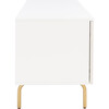 Genevieve Media Stand, White - Accent Tables - 3 - thumbnail