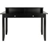 Winsome 2-Drawer Desk, Black - Desks - 1 - thumbnail