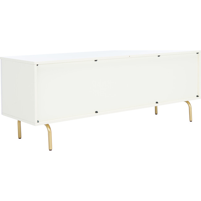 Genevieve Media Stand, Cream - Accent Tables - 6