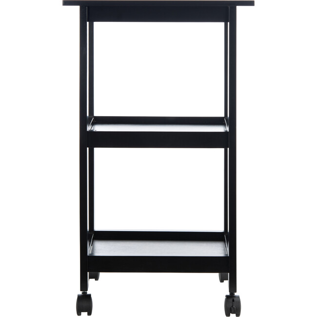 Bevin Storage Cart, Black - Accent Tables - 3