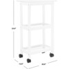 Bevin Storage Cart, White - Accent Tables - 5