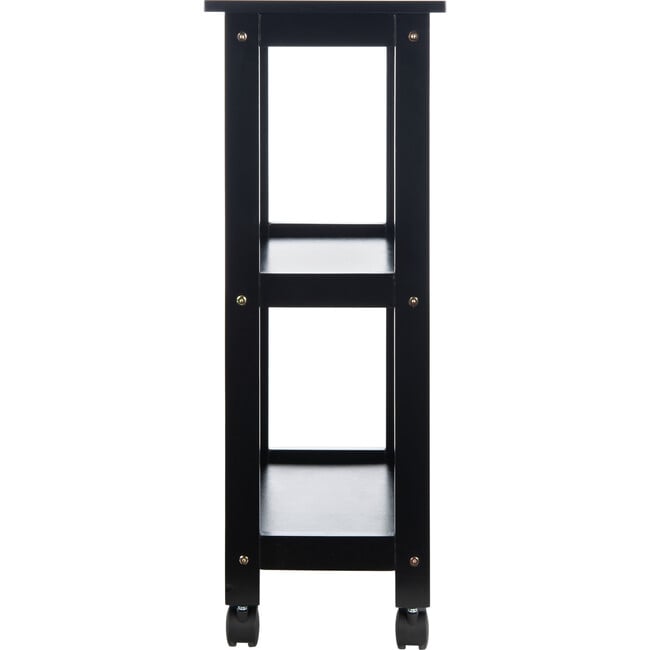 Bevin Storage Cart, Black - Accent Tables - 4