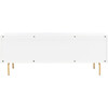 Genevieve Media Stand, White - Accent Tables - 5 - thumbnail