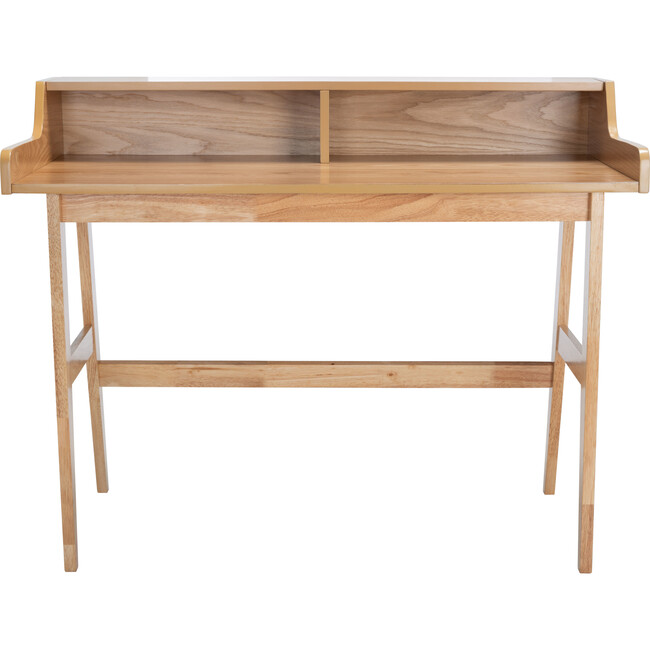 Wrigley Desk, Natural Wood - Desks - 1