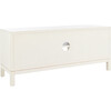 Ajana Media Stand, White/Honey - Accent Tables - 6