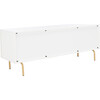 Genevieve Media Stand, White - Accent Tables - 6 - thumbnail
