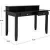 Winsome 2-Drawer Desk, Black - Desks - 7