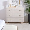 Genevieve 3-Drawer Dresser, Ecru Wood - Dressers - 2