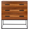 Marquise 3-Drawer Chest, Walnut - Dressers - 1 - thumbnail