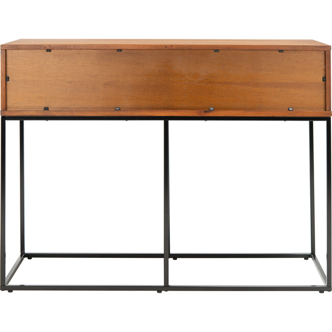 Marquise 2-Drawer Console Table, Dark Wood - Accent Tables - 5