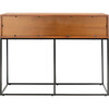 Marquise 2-Drawer Console Table, Dark Wood - Accent Tables - 5