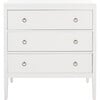 Tegan 3-Drawer Chest, White - Dressers - 1 - thumbnail