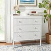 Tegan 3-Drawer Chest, White - Dressers - 2