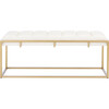 Thalam Channel Tufted Bench, White - Accent Seating - 1 - thumbnail