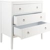 Tegan 3-Drawer Chest, White - Dressers - 4