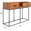Marquise 2-Drawer Console Table, Dark Wood - Accent Tables - 7 - thumbnail