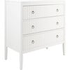 Tegan 3-Drawer Chest, White - Dressers - 5