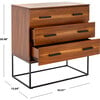 Marquise 3-Drawer Chest, Walnut - Dressers - 8