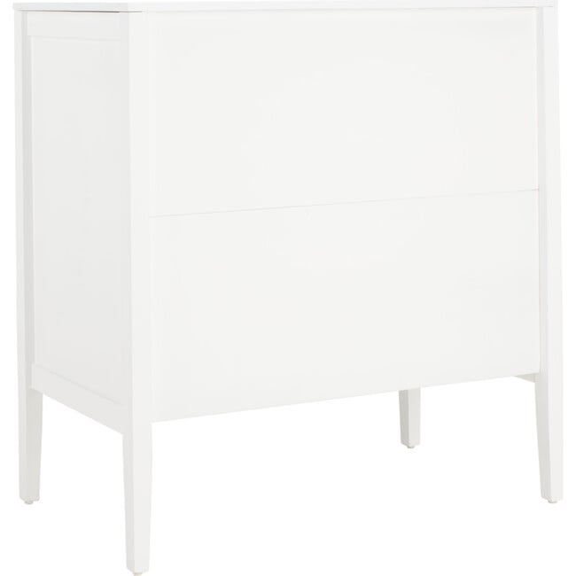 Tegan 3-Drawer Chest, White - Dressers - 8