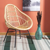 Elisa Rattan Accent Chair, Tan - Accent Seating - 2