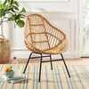Elisa Rattan Accent Chair, Tan - Accent Seating - 3