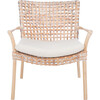 Collette Rattan Accent Chair with Cushion - Accent Seating - 1 - thumbnail