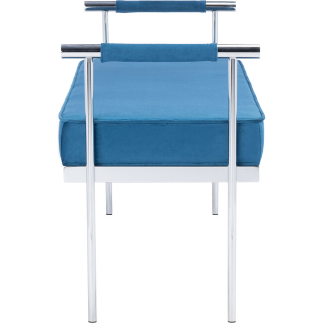 Pim Long Rectangle Bench, Blue - Accent Seating - 5