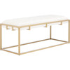 Thalam Channel Tufted Bench, White - Accent Seating - 6