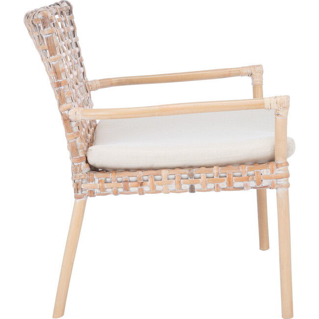 Collette Rattan Accent Chair with Cushion - Accent Seating - 3