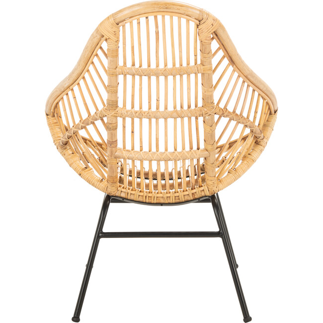 Elisa Rattan Accent Chair, Tan - Accent Seating - 6