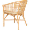 Olivia Rattan Accent Chair with Cushion, Tan - Accent Seating - 5