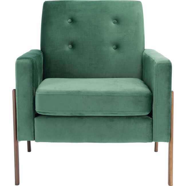 Roald Sofa Accent Chair, Emerald