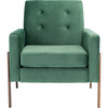 Roald Sofa Accent Chair, Emerald - Accent Seating - 1 - thumbnail