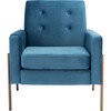 Roald Sofa Accent Chair, Blue - Accent Seating - 1 - thumbnail