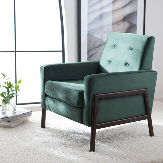 Roald Sofa Accent Chair, Emerald - Accent Seating - 2