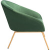 Mandi Velvet Accent Chair, Emerald - Accent Seating - 3