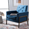 Roald Sofa Accent Chair, Blue - Accent Seating - 2