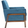 Roald Sofa Accent Chair, Blue - Accent Seating - 3